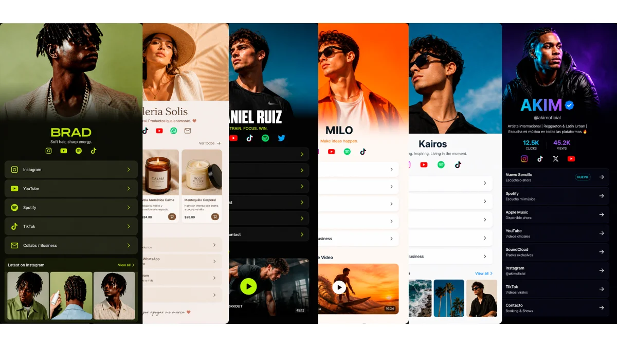LinkPro — Bio Link Profesional Todo en Uno